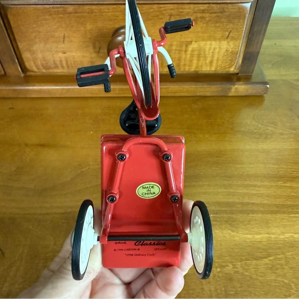 Vtg Hallmark 1996 kiddie car classic sidewalk cruisers Garton deliver cycle 1950